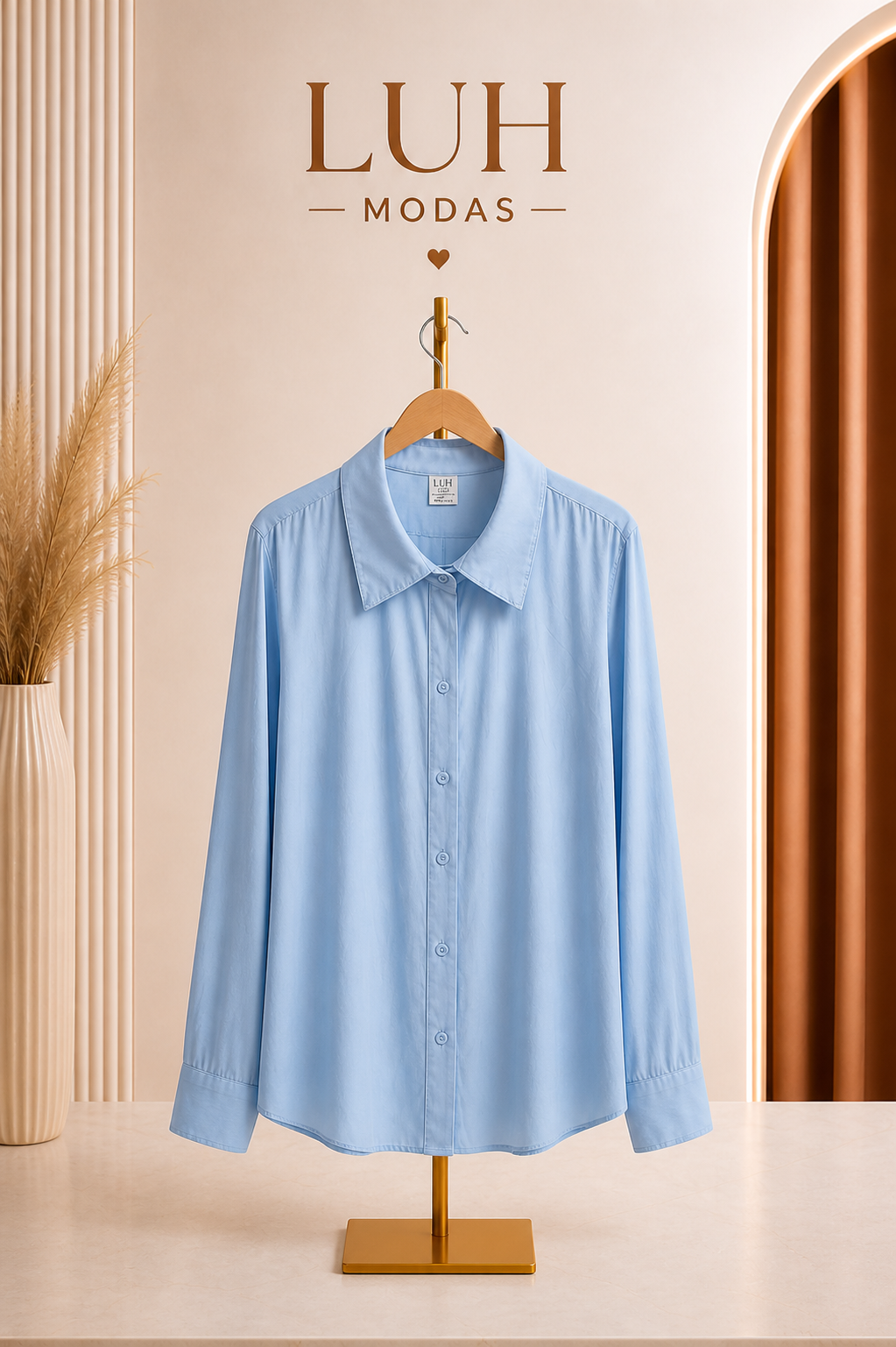 Camisa Viscose Estampada