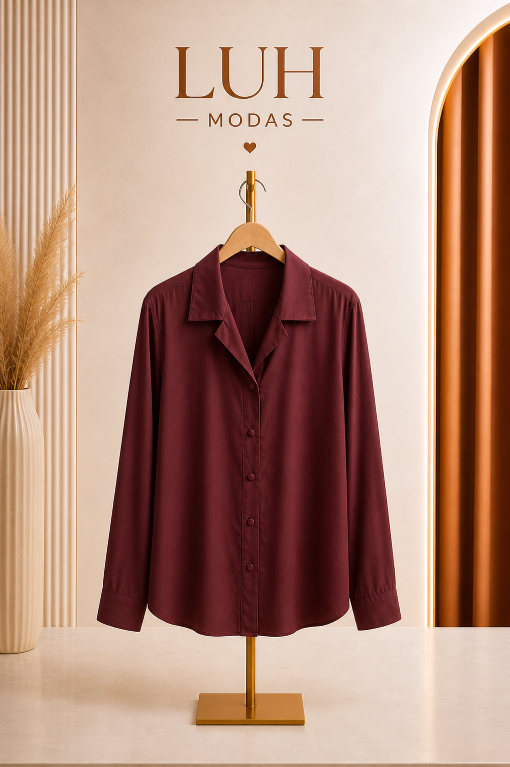 Camisa Viscose Moderna